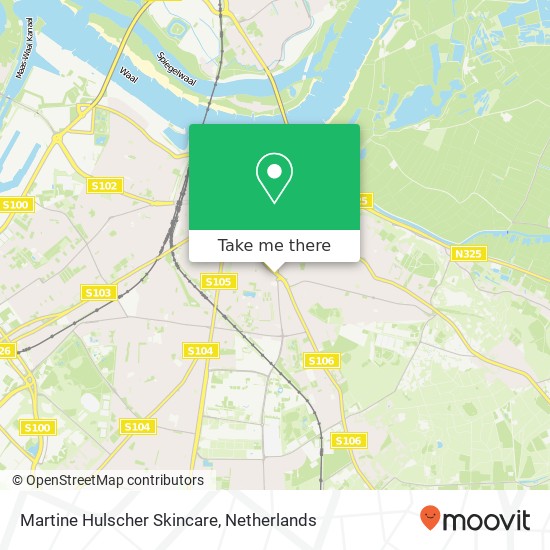 Martine Hulscher Skincare map