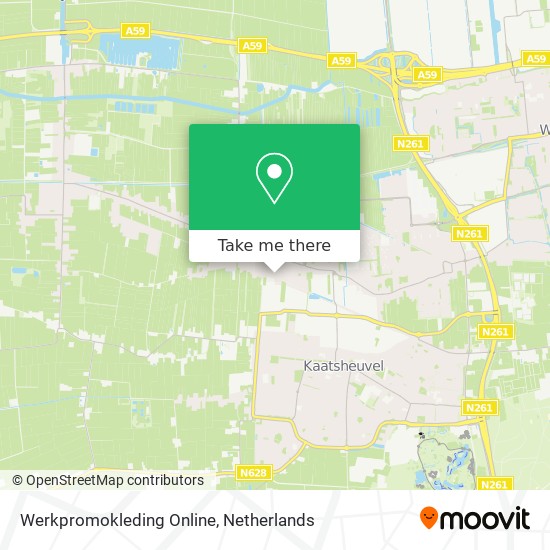 Werkpromokleding Online map