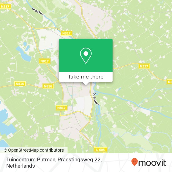 Tuincentrum Putman, Praestingsweg 22 Karte