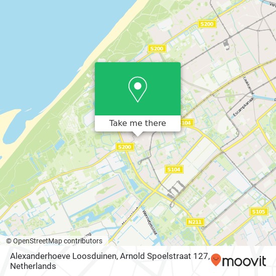 Alexanderhoeve Loosduinen, Arnold Spoelstraat 127 Karte