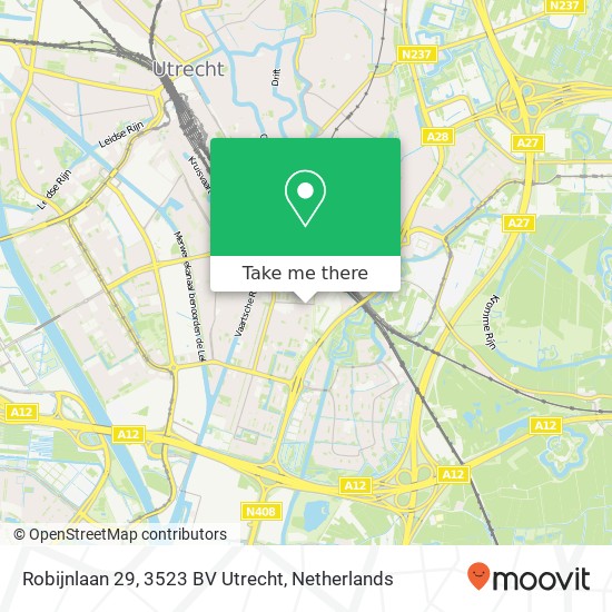 Robijnlaan 29, 3523 BV Utrecht map