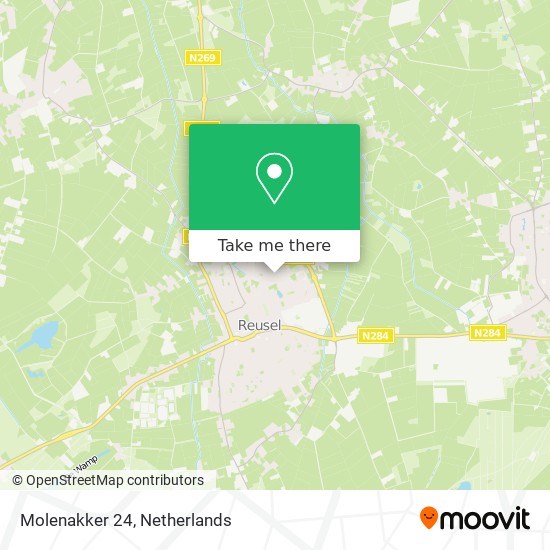 Molenakker 24 map