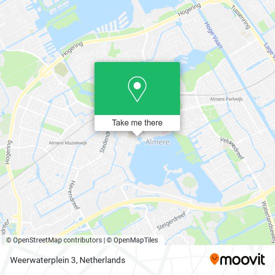 Weerwaterplein 3 Karte