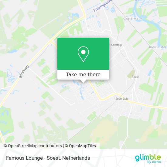 Famous Lounge - Soest map