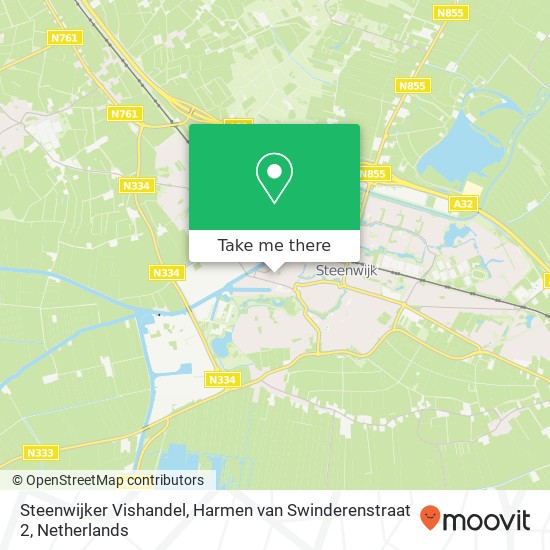 Steenwijker Vishandel, Harmen van Swinderenstraat 2 map