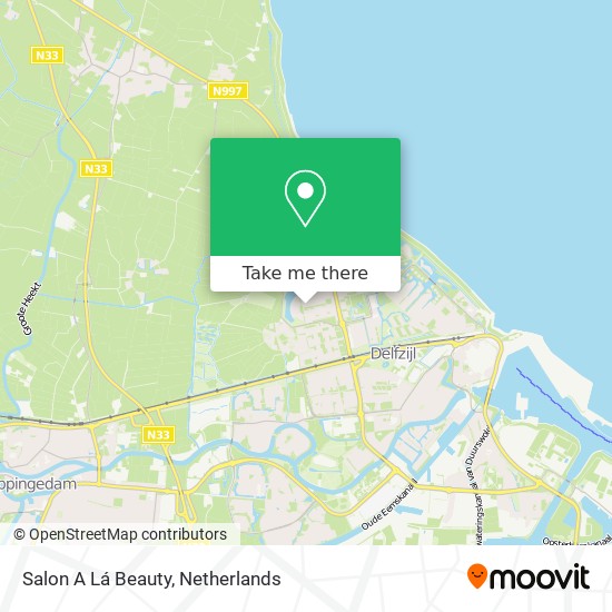 Salon A Lá Beauty map