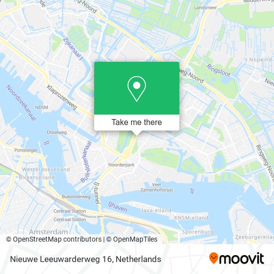 Nieuwe Leeuwarderweg 16 map