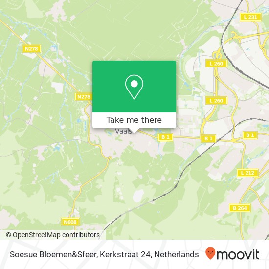 Soesue Bloemen&Sfeer, Kerkstraat 24 map