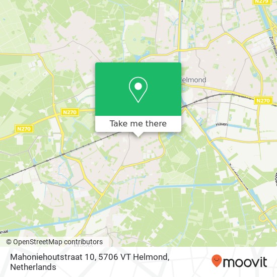 Mahoniehoutstraat 10, 5706 VT Helmond Karte