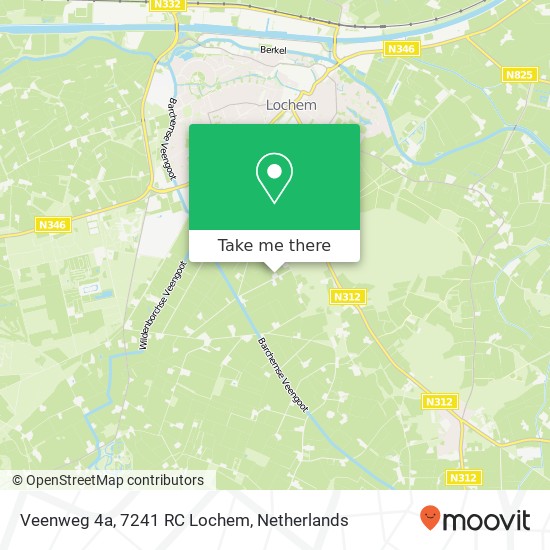 Veenweg 4a, 7241 RC Lochem map