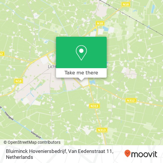 Bluiminck Hoveniersbedrijf, Van Eedenstraat 11 map