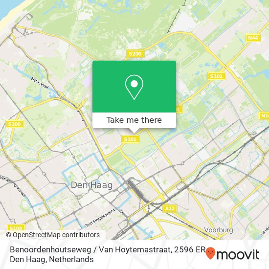 Benoordenhoutseweg / Van Hoytemastraat, 2596 ER Den Haag map