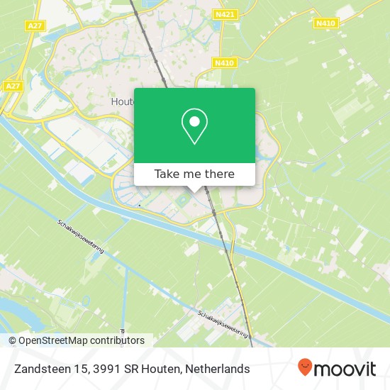 Zandsteen 15, 3991 SR Houten map