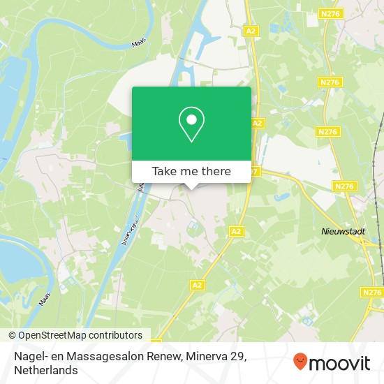 Nagel- en Massagesalon Renew, Minerva 29 map