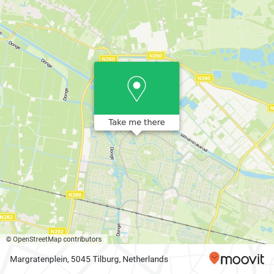 Margratenplein, 5045 Tilburg map