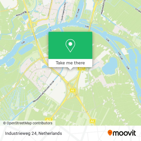 Industrieweg 24 map