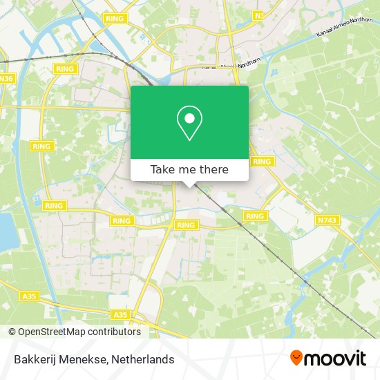 Bakkerij Menekse map