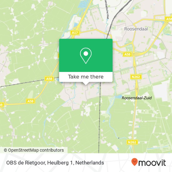 OBS de Rietgoor, Heulberg 1 map