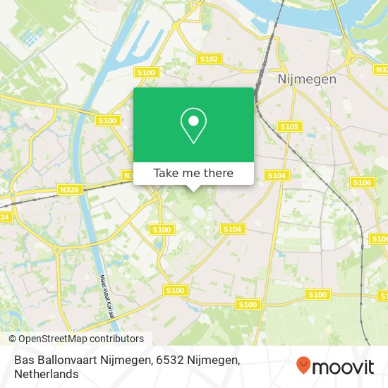 Bas Ballonvaart Nijmegen, 6532 Nijmegen Karte
