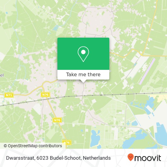 Dwarsstraat, 6023 Budel-Schoot map