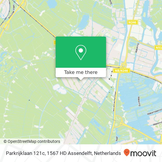 Parkrijklaan 121c, 1567 HD Assendelft map