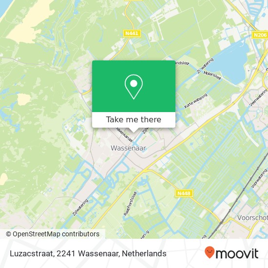 Luzacstraat, 2241 Wassenaar Karte