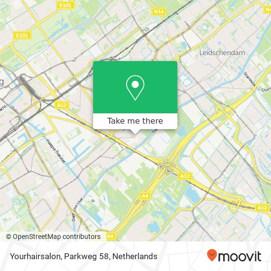 Yourhairsalon, Parkweg 58 map