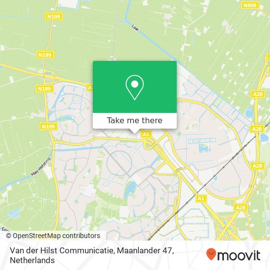 Van der Hilst Communicatie, Maanlander 47 Karte