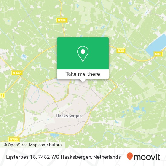 Lijsterbes 18, 7482 WG Haaksbergen map