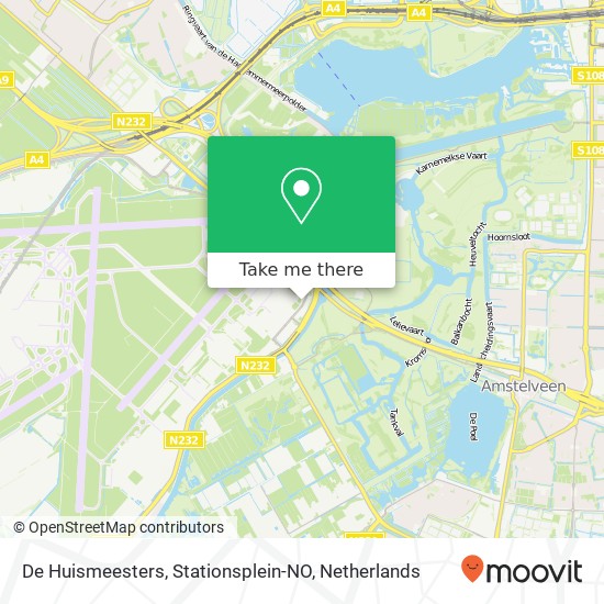 De Huismeesters, Stationsplein-NO map