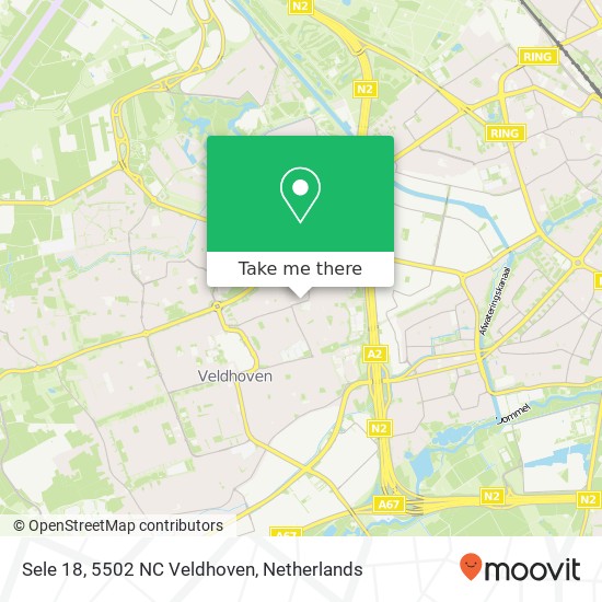 Sele 18, 5502 NC Veldhoven map