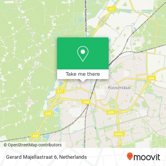 Gerard Majellastraat 6 map