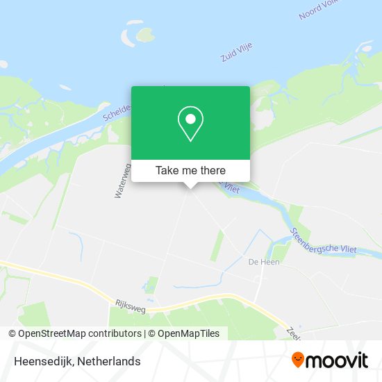 Heensedijk, 4655 De Heen map