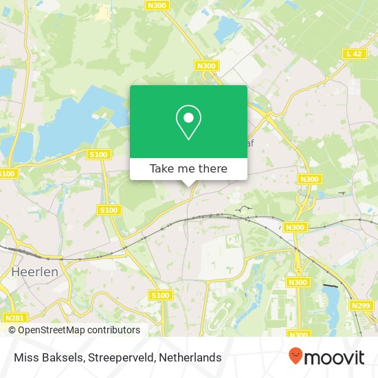 Miss Baksels, Streeperveld map