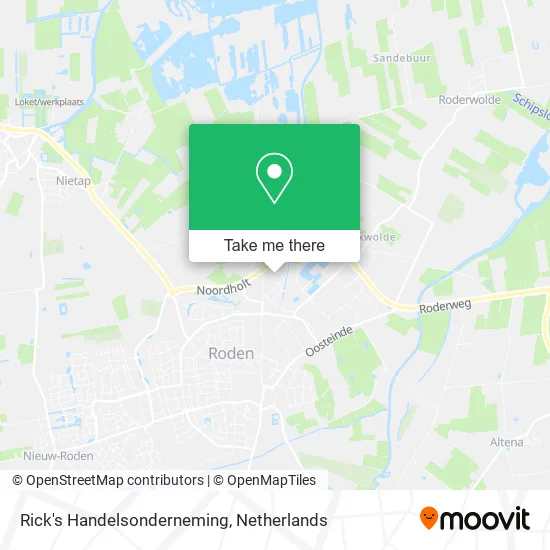 Rick's Handelsonderneming map