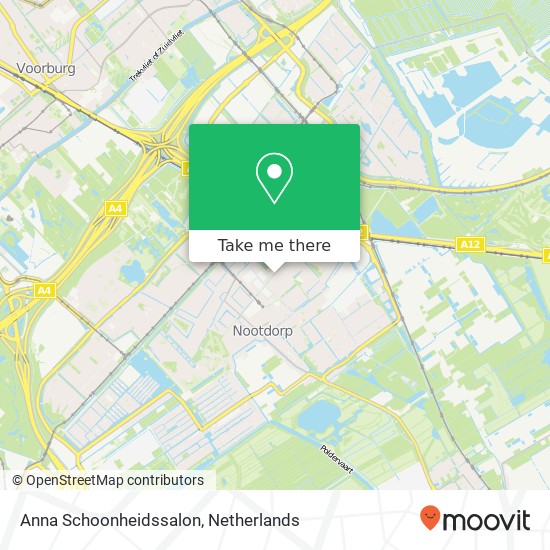 Anna Schoonheidssalon map