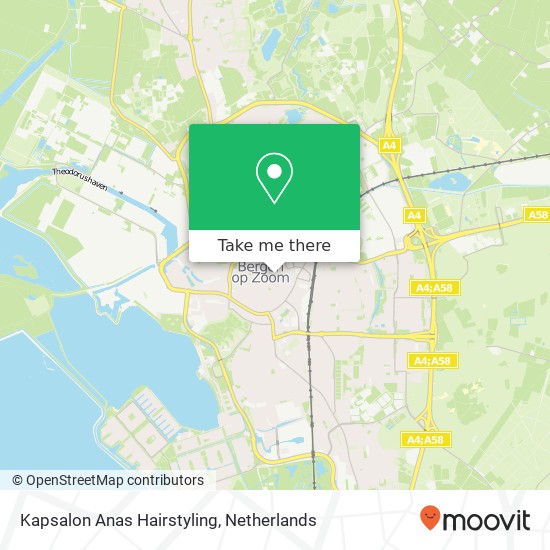 Kapsalon Anas Hairstyling map