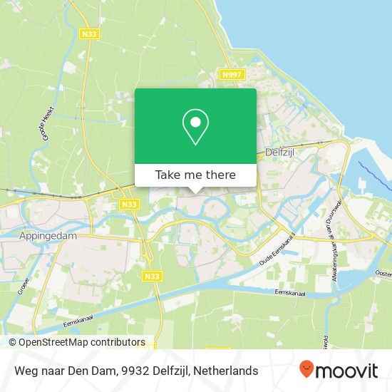 Weg naar Den Dam, 9932 Delfzijl map