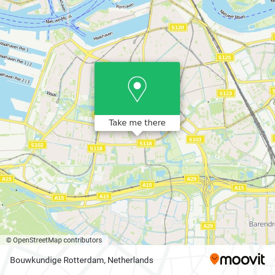 Bouwkundige Rotterdam map