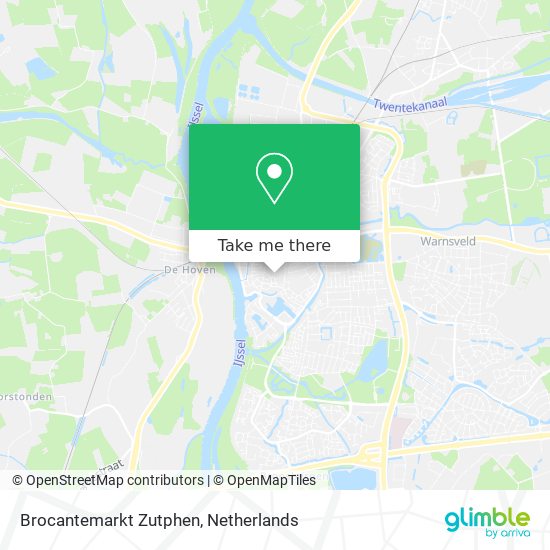 Brocantemarkt Zutphen Karte