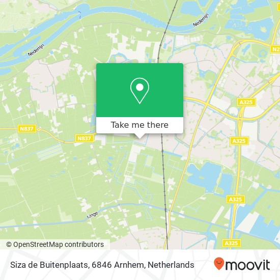 Siza de Buitenplaats, 6846 Arnhem map