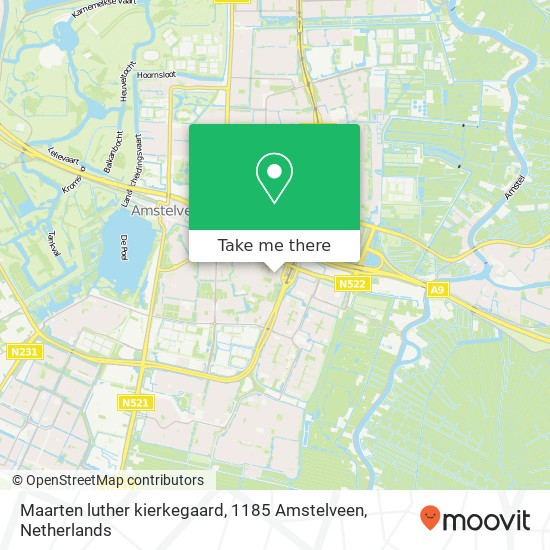 Maarten luther kierkegaard, 1185 Amstelveen map