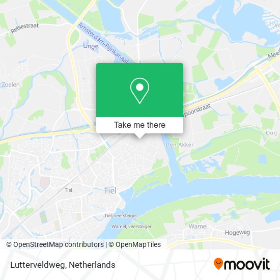 Lutterveldweg map