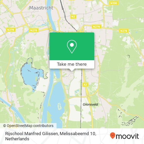 Rijschool Manfred Gilissen, Melissabeemd 10 map