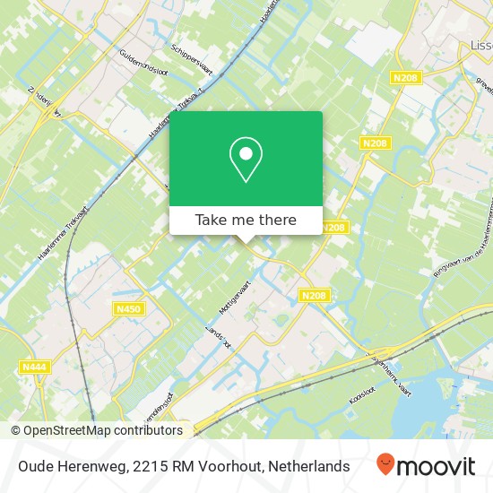 Oude Herenweg, 2215 RM Voorhout map