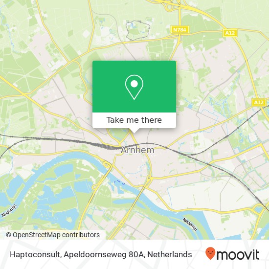 Haptoconsult, Apeldoornseweg 80A map