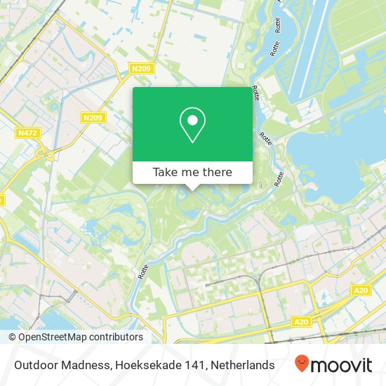 Outdoor Madness, Hoeksekade 141 map