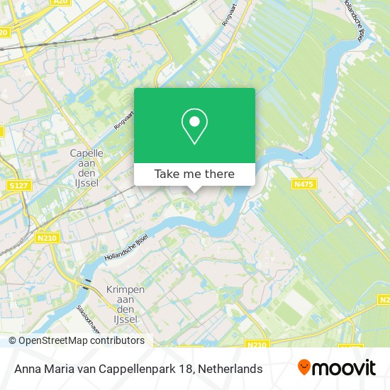 Anna Maria van Cappellenpark 18 map