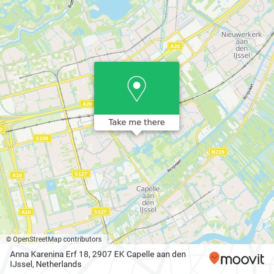 Anna Karenina Erf 18, 2907 EK Capelle aan den IJssel map