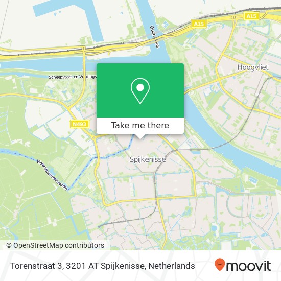 Torenstraat 3, 3201 AT Spijkenisse map